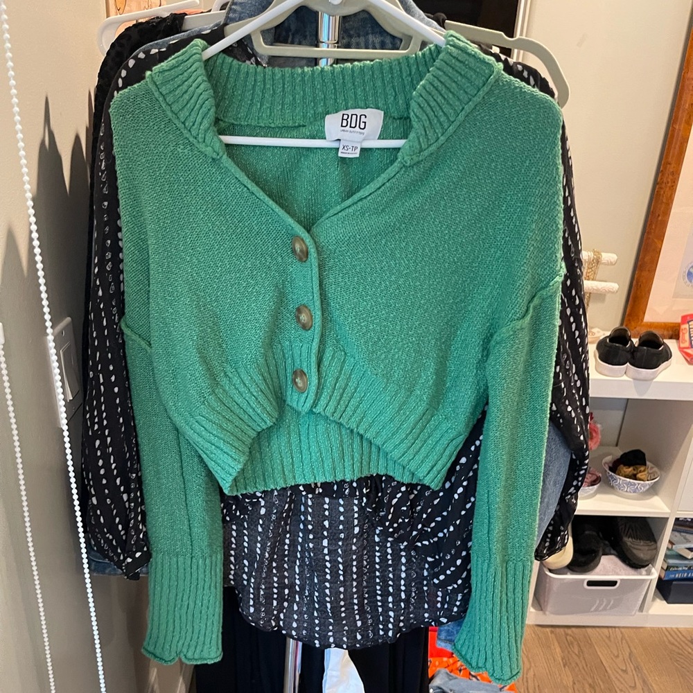 cropped cardigan